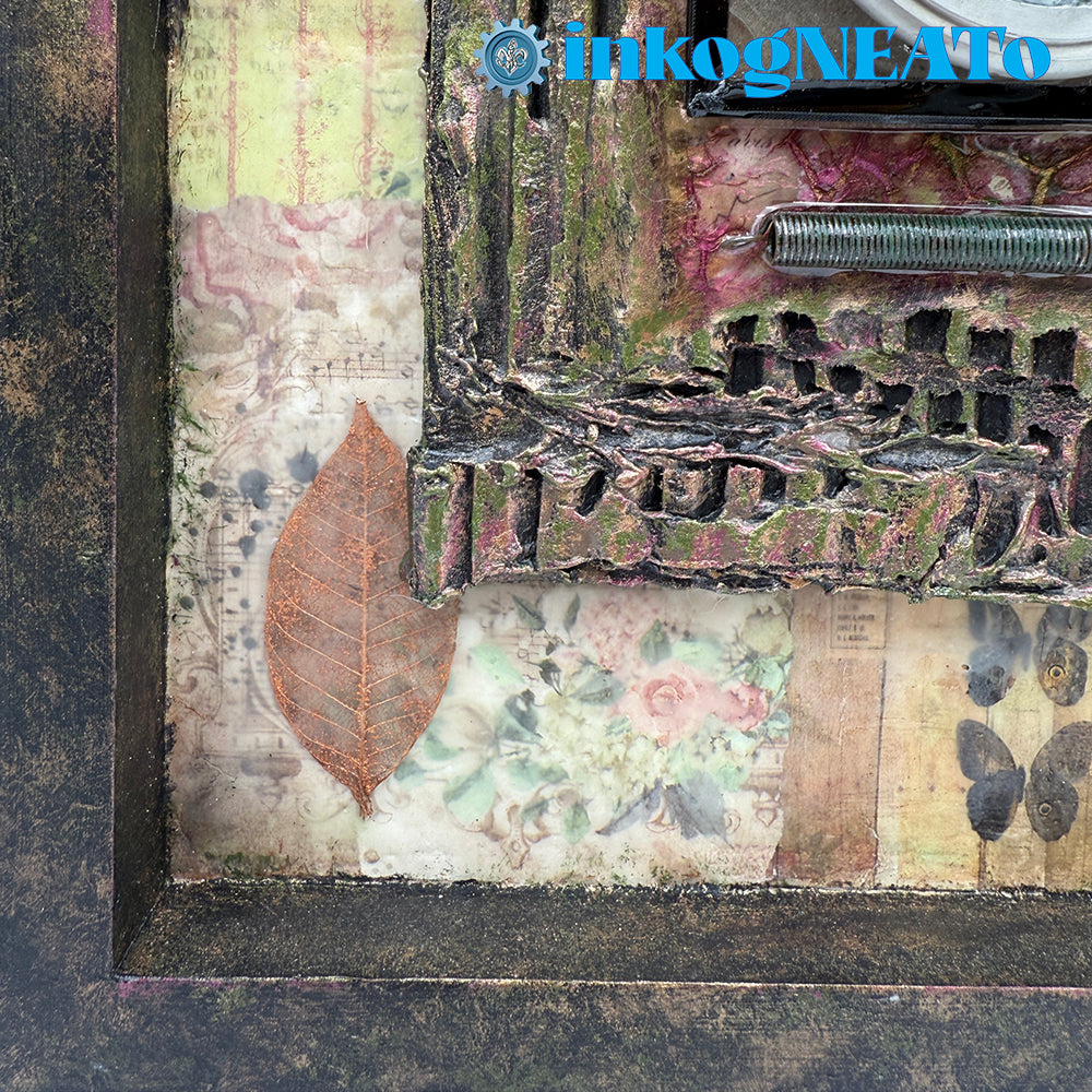 COPPER LEAF – A Mixed Media Ode to Autumn’s Elegance