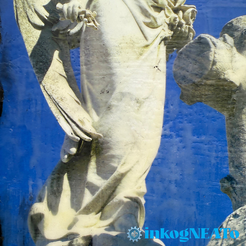 FOTO All Saints – Encaustic Photography Artwork of a New Orleans Angel