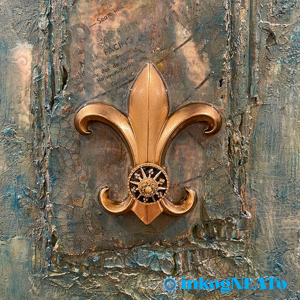 Fleur de Paris - A Mixed Media Ode to Vintage Parisian Elegance