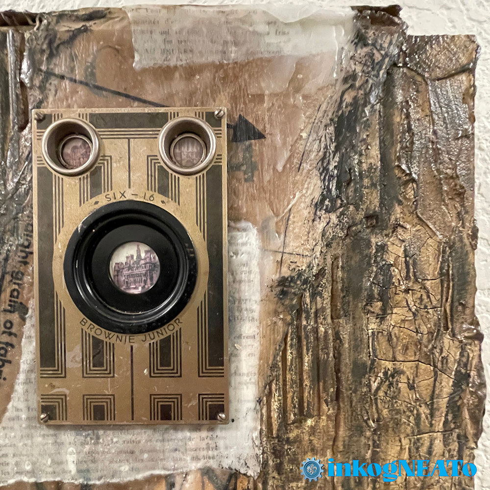 Six 16 - Mixed Media Assemblage of Vintage Technology & Found Objects