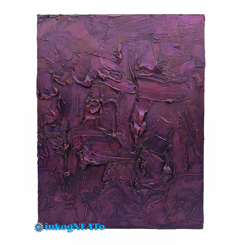 Valentine - Deep LOVE Textured Abstract Painting on Canvas