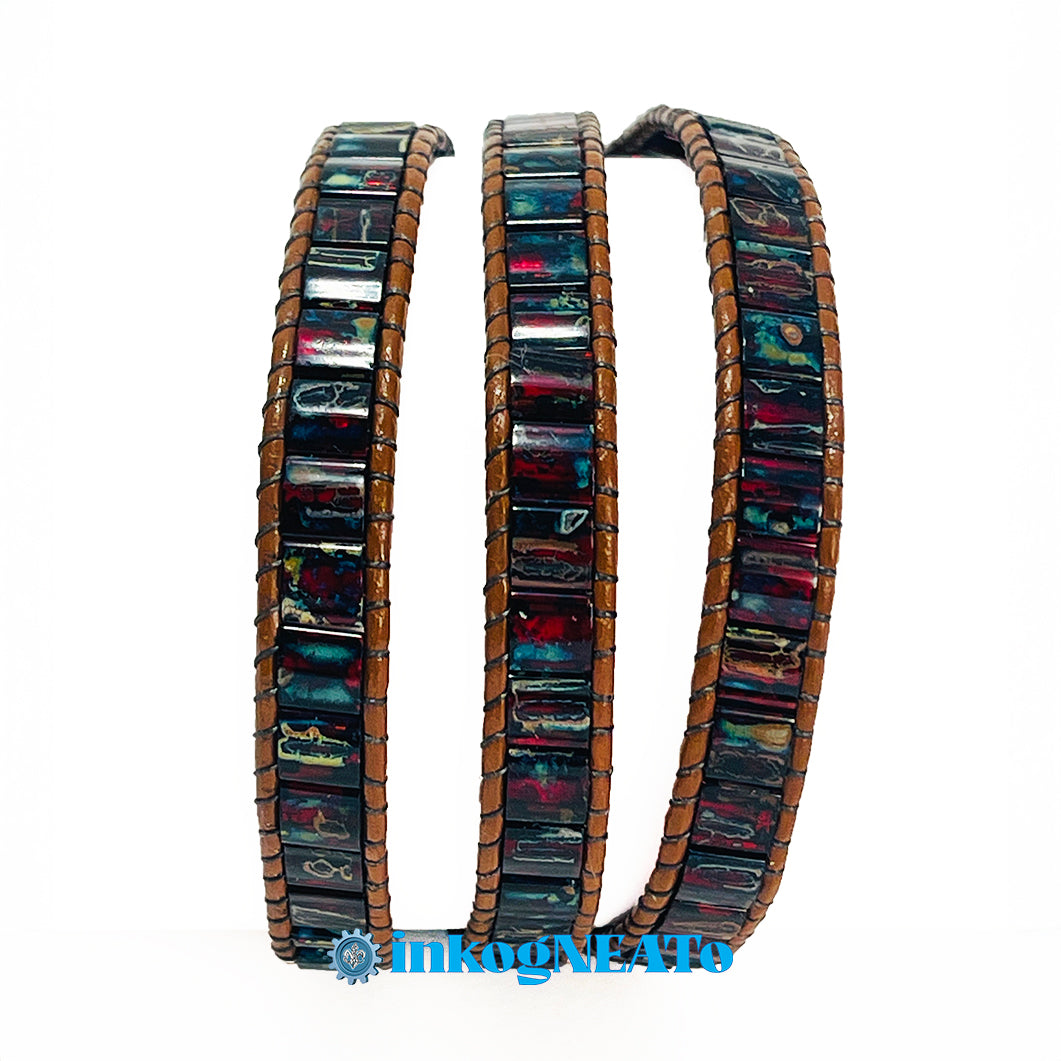 Wrap Tila Bracelet CRIMSON