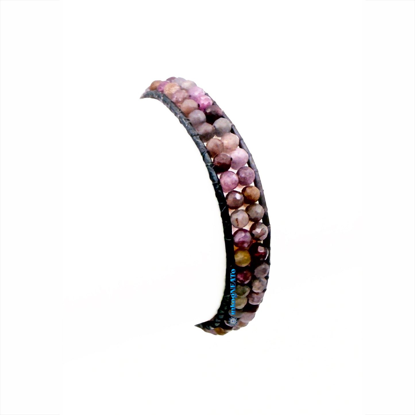 RUBY 3mm Round Faceted Wrap Bracelet