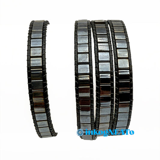 GUNMETAL Wrap Bracelet