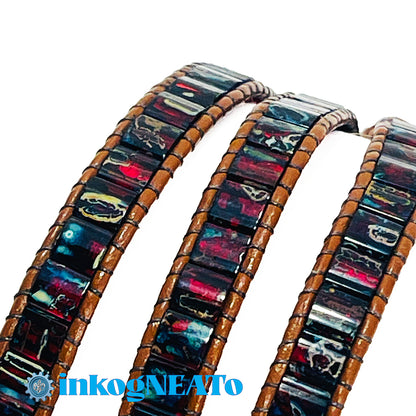 Wrap Tila Bracelet CRIMSON