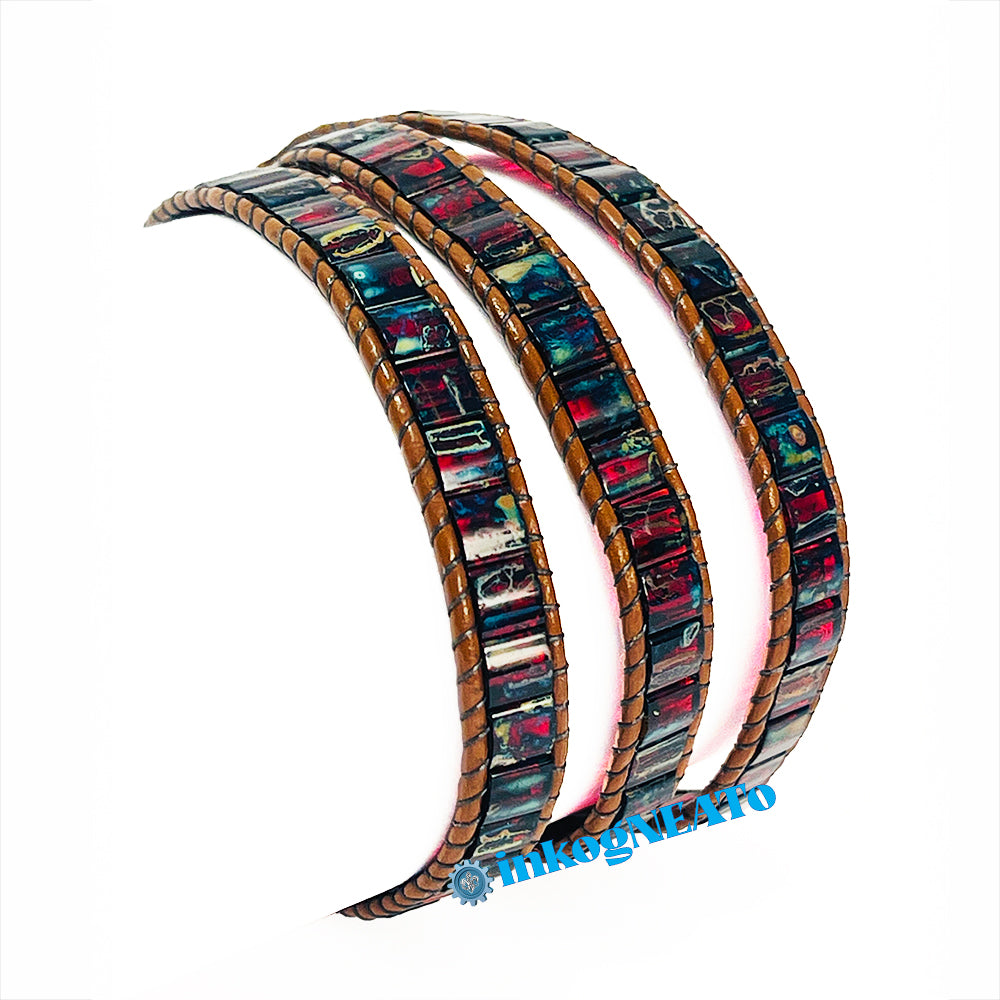 Wrap Tila Bracelet CRIMSON