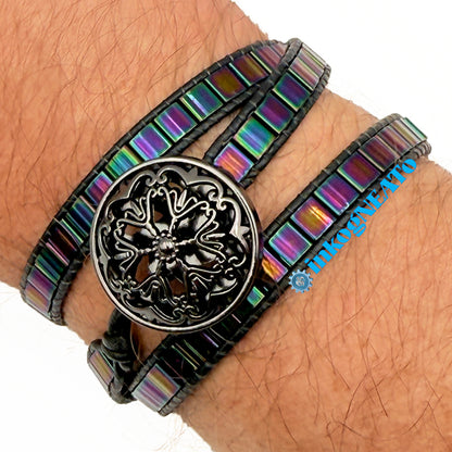 Wrap Tila Bracelet MARDIS GRAS