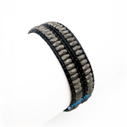 PEWTER Wrap Bracelet — Limited Edition Double Wrap